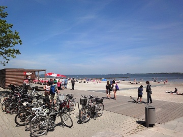 Imbiss am Strand von Stralsund